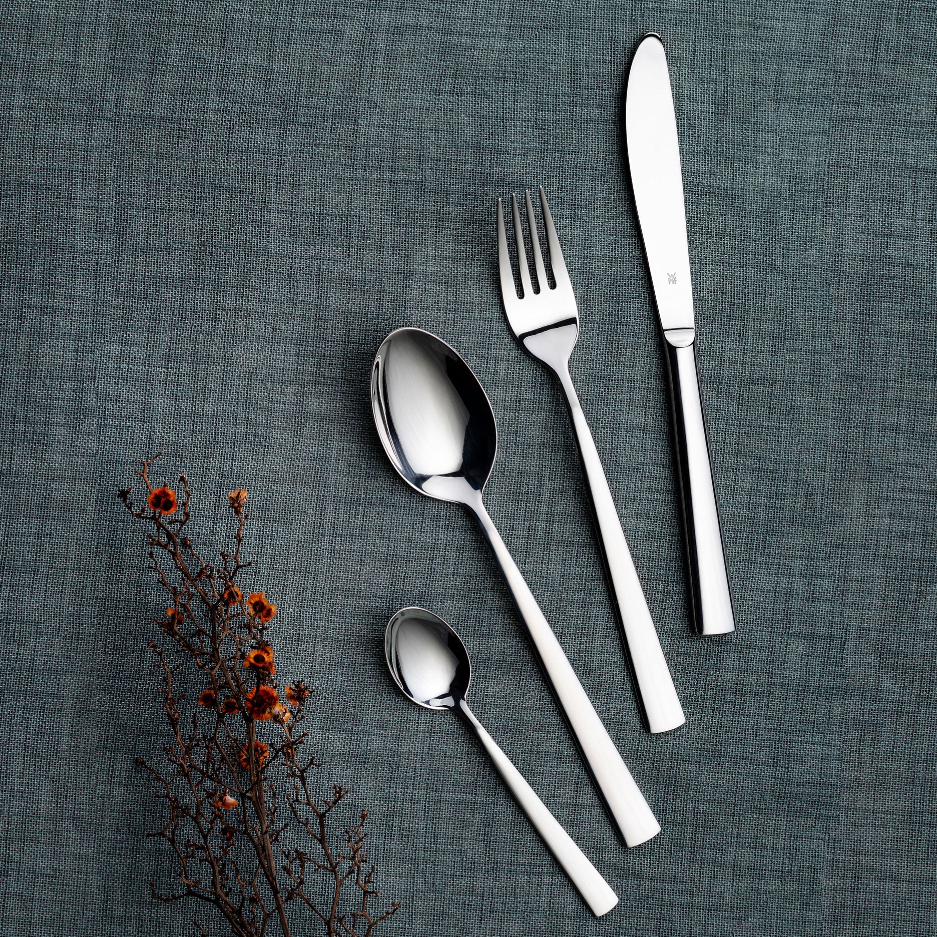 Philadelphia bestiksæt 30 dele blank